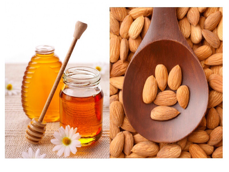• Mix well honey with crushed almonds and apply on face. This homemade face mask will clean up your skin drawing out impurities and also help to get rid of blackheads.

