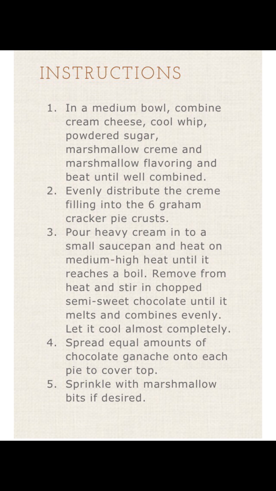 How To Miniature Smore Pies