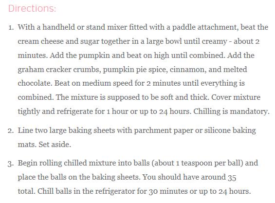 •Pumpkin Spice Truffles- Recipe•