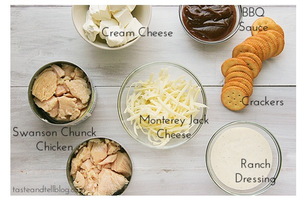 BBQ Chicken Cream Cheese Dip.