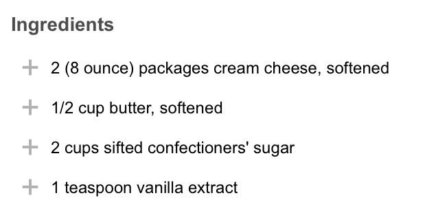 Cream Cheese Frosting! 