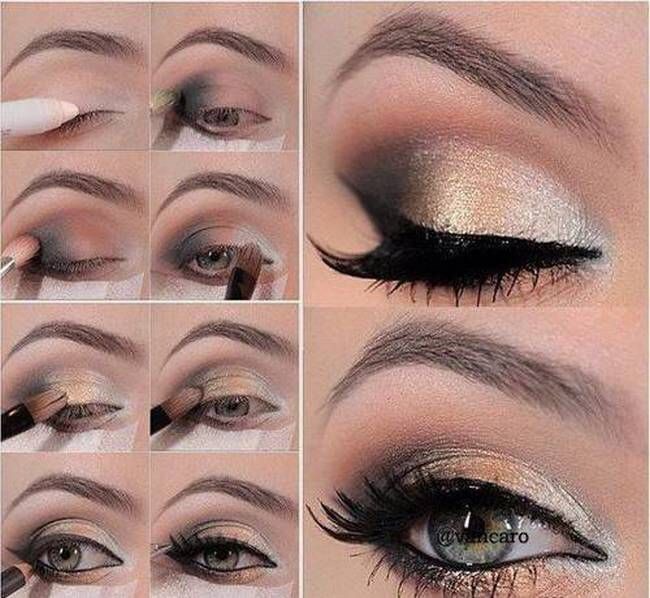 Brown Toned Glam Makeup