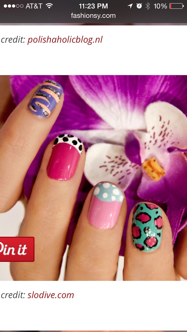 Nail Art: Super Fun Multicolor 