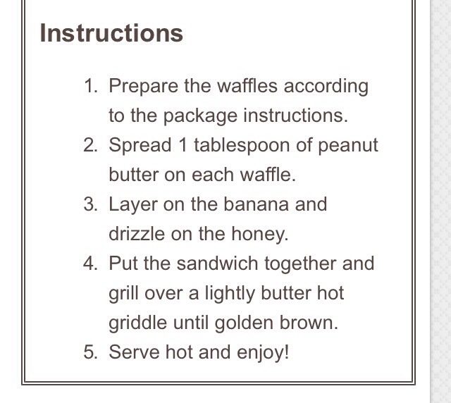 Grilled Peanut Butter Honey Banana Waffle Sandwiches