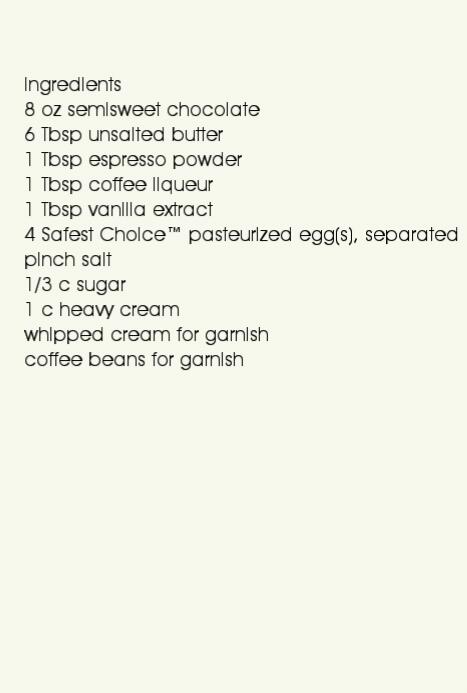 no bake chocolate latte mousse recipe