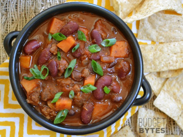 Chorizo Sweet Potato Chilli 