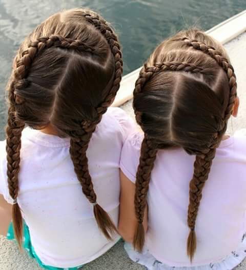 💕28 Braided & Knotted Hairdos For Little Girls💕