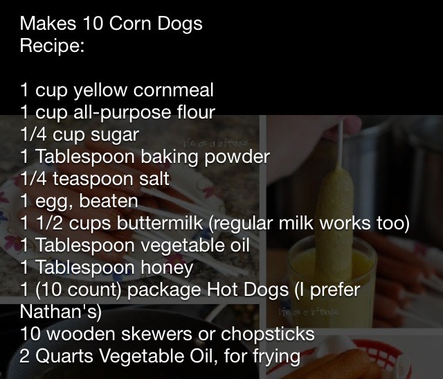 Homemade Corn Dogs