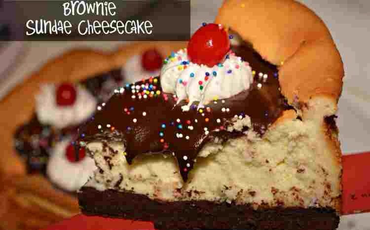 Hot Fudge Brownie Cheesecake💛