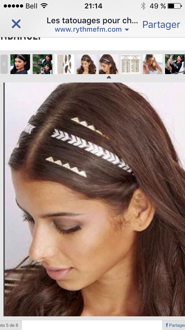 An exemple with a couple strands of hair ☺️