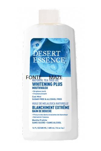 This natural rinse whitens teeth and freshens breath without stinging alcohols or neon artificial colors. Tea tree oil, bamboo, witch hazel, and horsetail nourish gums and brighten your pearly whites.