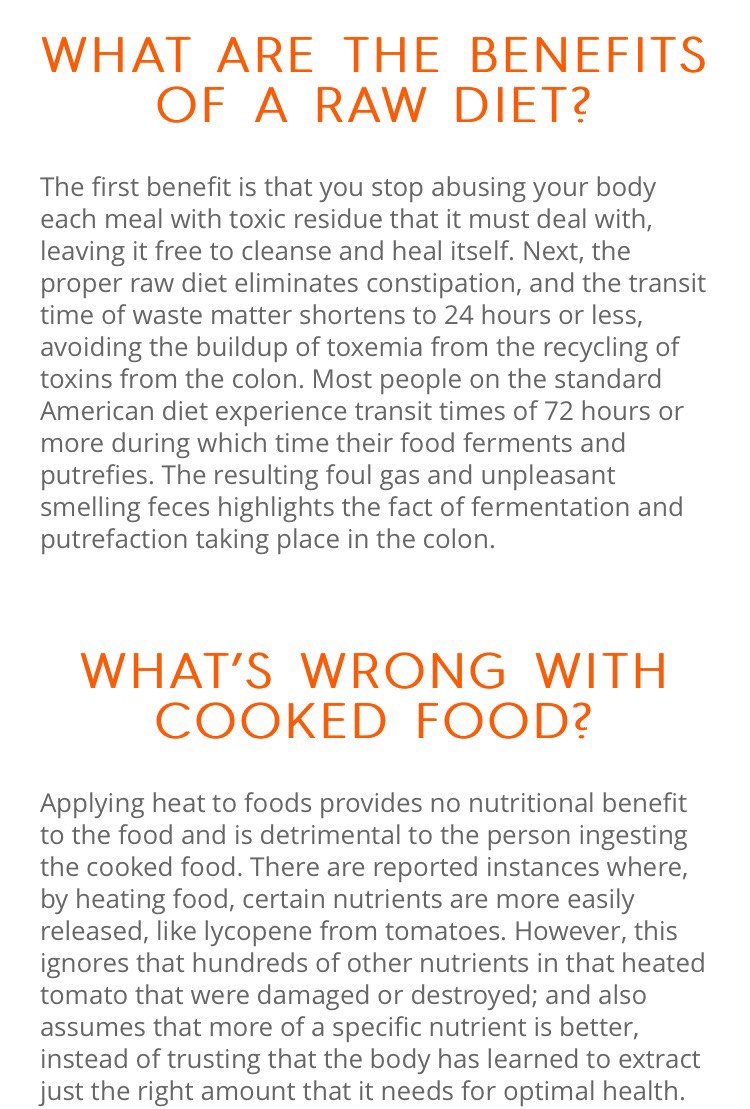 ✨About Eating Raw✨