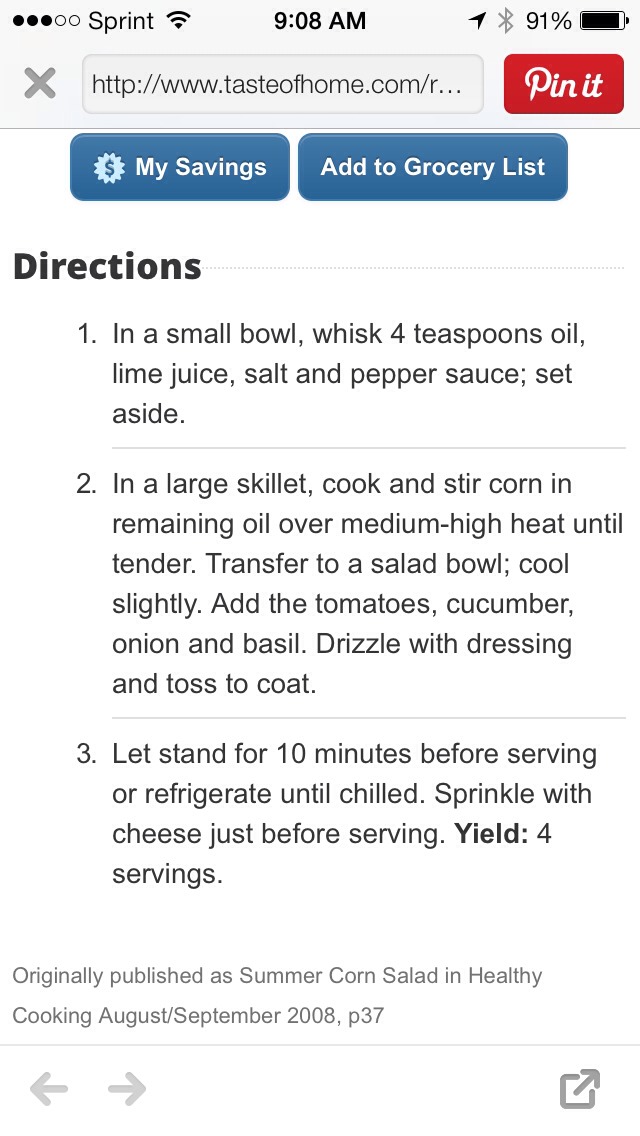 Summer Corn Salad