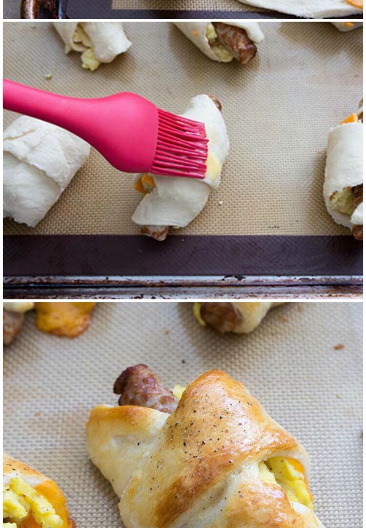 Sausage, Egg And Cheese Breakfast Roll-ups!!!😋😋
