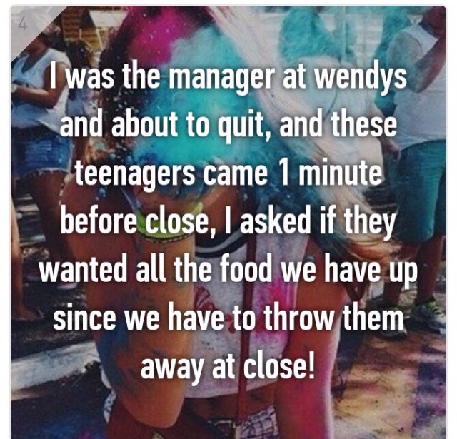 COOL THINGS FAST FOOD EMPLOYEES HAVE DONE! 