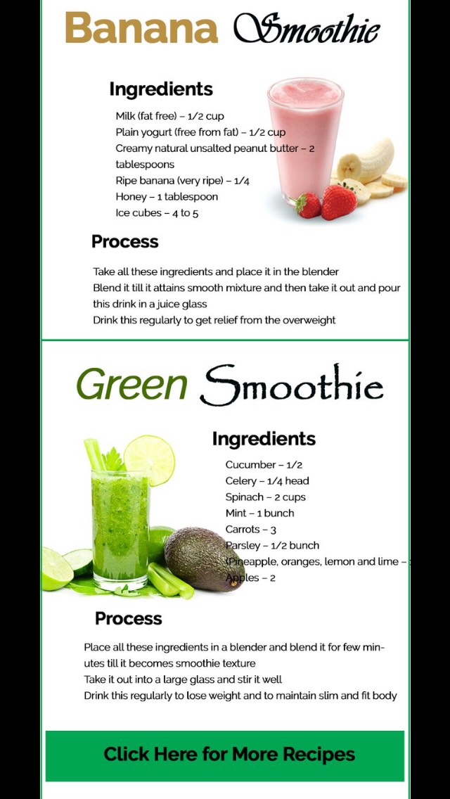 Healthy Smoothie Recipes For Weight Loss 