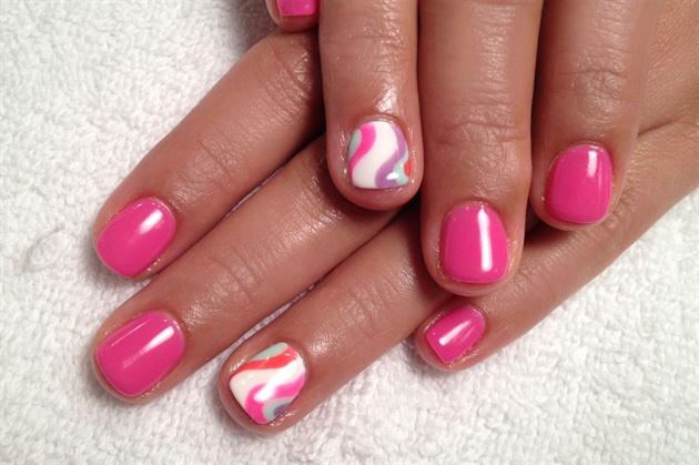 Pucci Inspired Nail Art