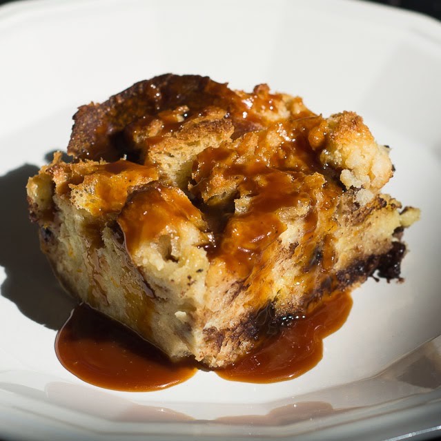 Chocolate orange bread pudding