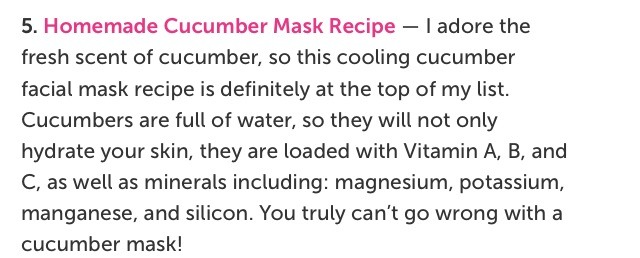 HOMEMADE face Mask Recipes 