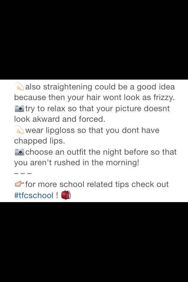 School Picture Day Tips📷💁