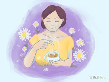(13) drink calming tea 