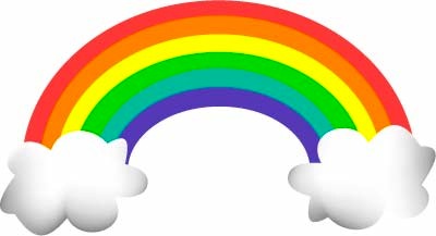 Then carefully put each color in the tin in the pattern of the rainbow, first purple then blue, then green, yellow, orange and, red. (You don't have to make it in the rainbow pattern. Have fun!)