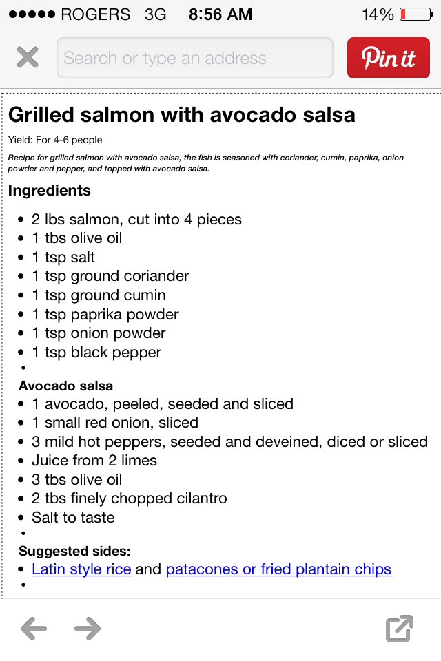 Avocado Lime Salmon