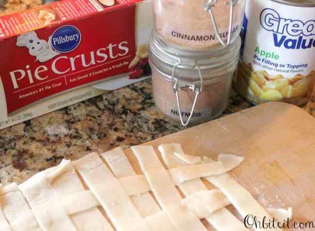 What you’ll need for 6-8 good sized Pie Cookies:
