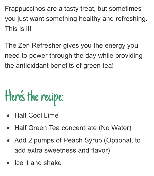 ✨☕️What To Order From Starbucks And How To Order It Part3⃣☕️✨