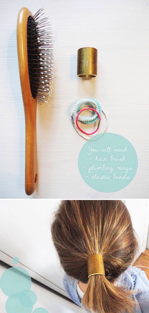 The Ponytail Cuff

Full instructions here:
http://speculaasblog.nl