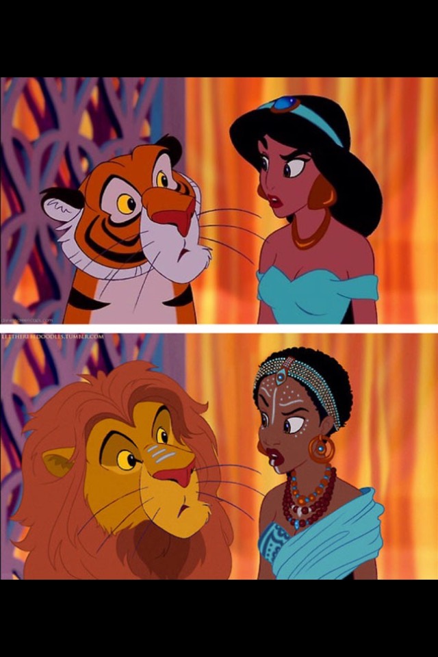 Disney Characters Different Races 