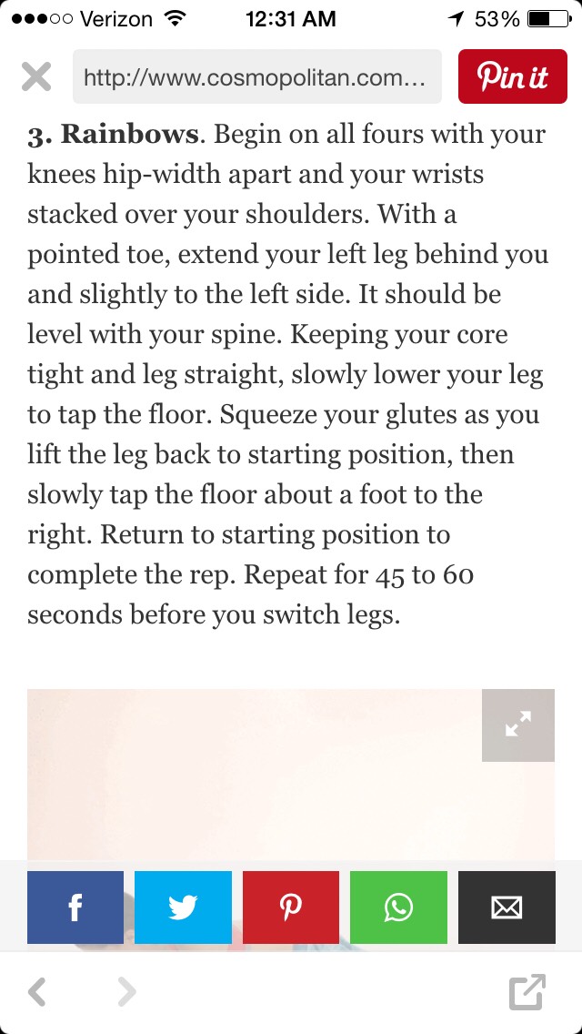 Butt Lifting Workout