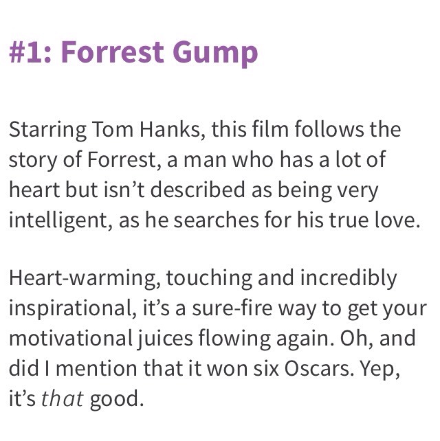 👍 18 Awesome Movies That Will Inspire You