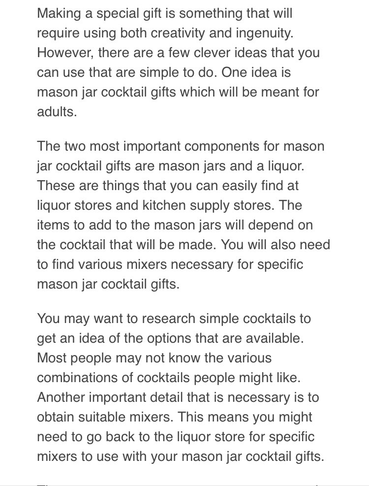 Cocktail Gift Ideas 