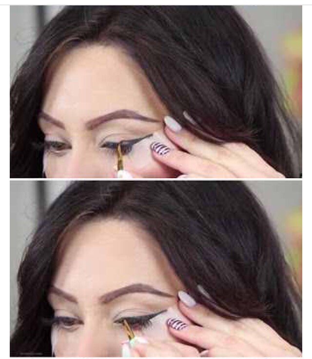 "ONE MINUTE WINGED CAT EYE DIY TUTORIAL"