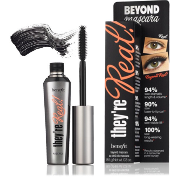 THEYRE REAL
By: benefit
Available at: Ulta  
I swear guys, EVERY SINGLE TIME i wear this mascara someone compliments me. They're like, “those eyelashes doe" 😂 or somethin like that. Intense volume/thickness man. I swear everyone loves this.