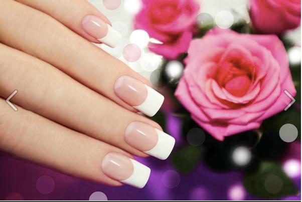 French manicure yourself: Take the curved end of a band-aid and line it a little away from the tip of your nails. Now apply your nail colour and wait till it's dry before you peel the band-aid off. Perfect French manicure at home.