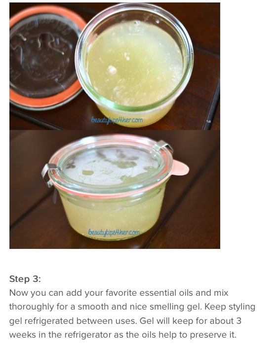 Homemade Natural Hair Gel – Pacify Unruly Hair with Herbal Styling Gels
