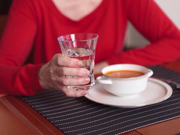 Drink water before your meal!