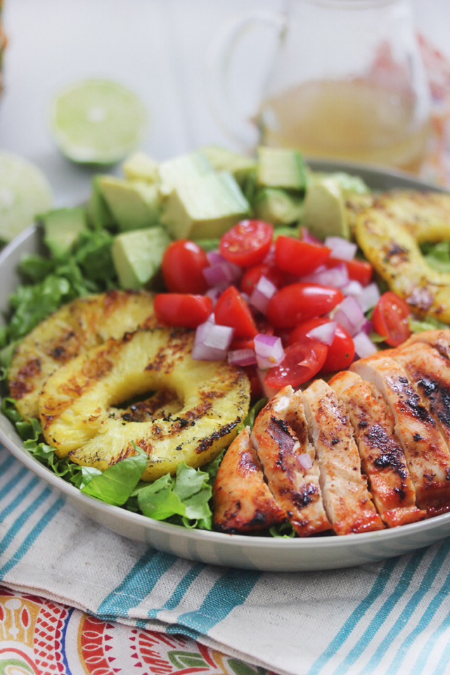 Sriracha Lime Chicken Chopped Salad😋