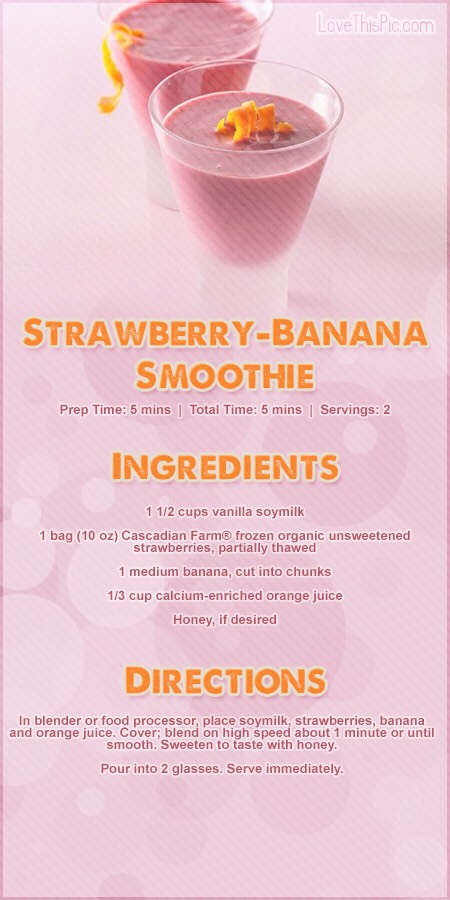 Delicious And Healthy Smothies Recipes