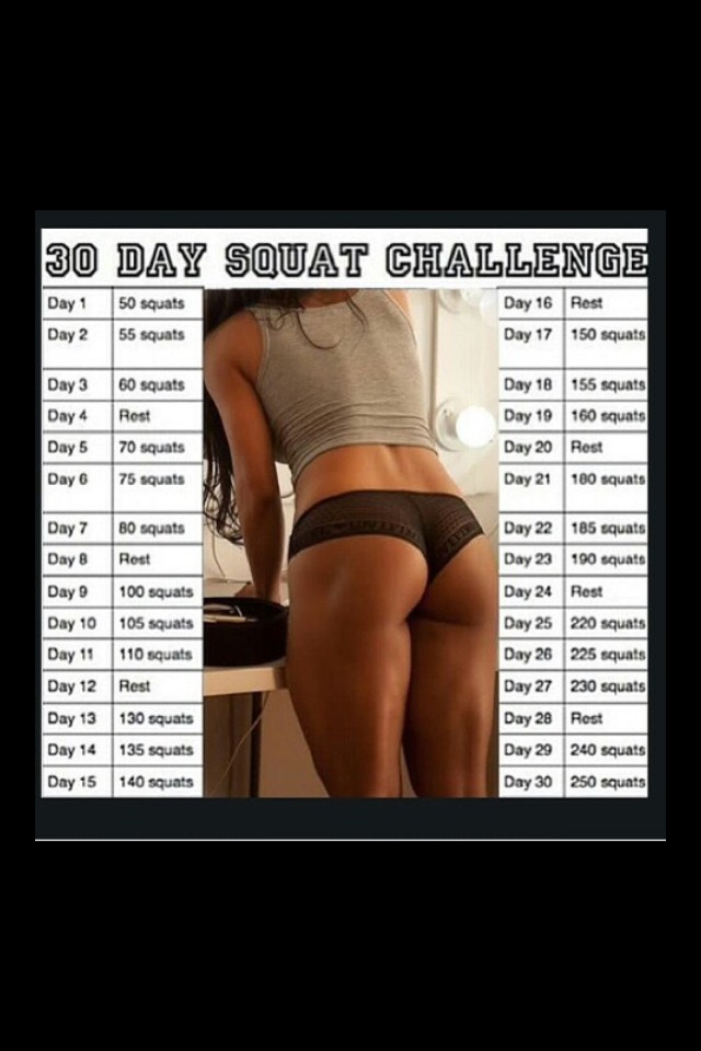 you can start off by doing a squat challenge 👌
