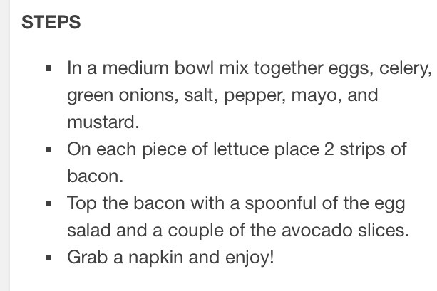 Egg Salad Lettuce Wrap Recipe 