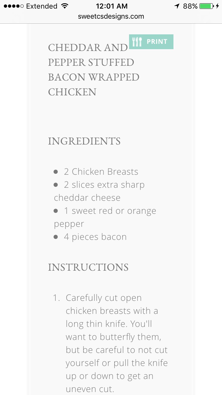 Pepper And Cheddar Stuffed Chicken Breast Wrapped In Bacon!