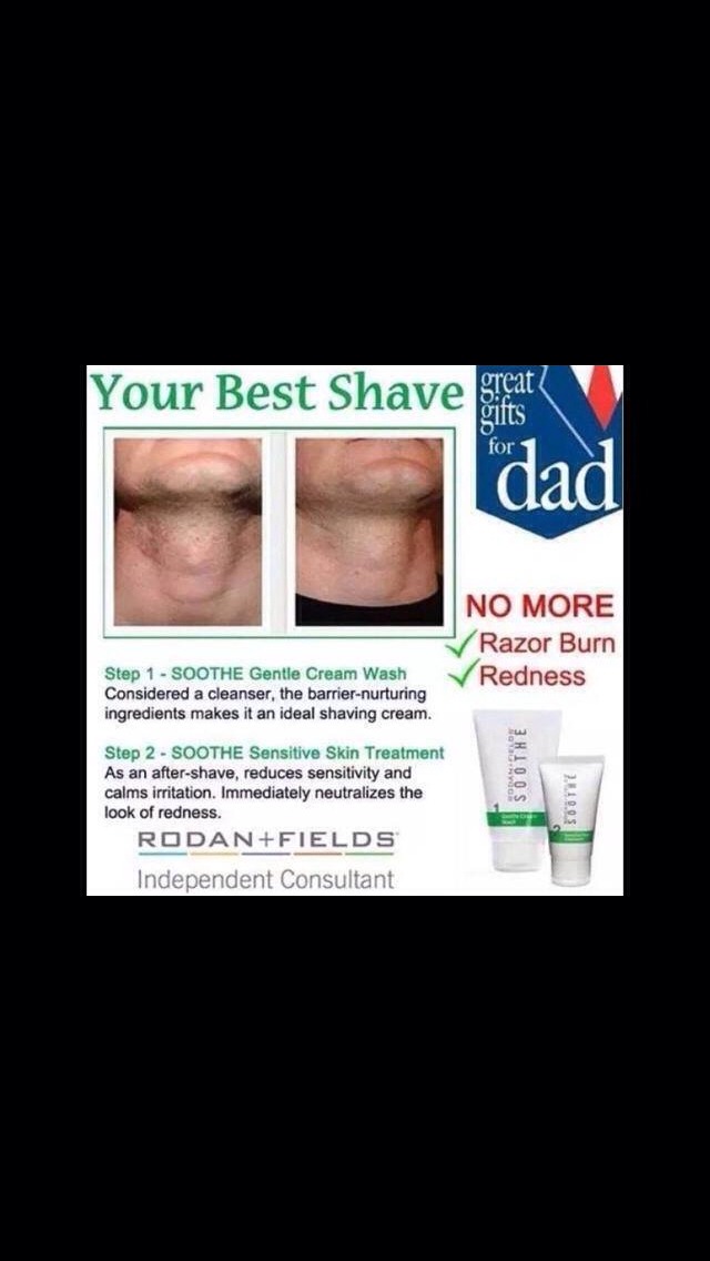 Men love Soothe Regimen! Let's face it they sometimes get razor burn. 