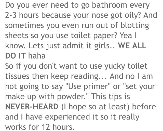 DIY: Quick Tip for 12 Hour Long Lasting Makeup
