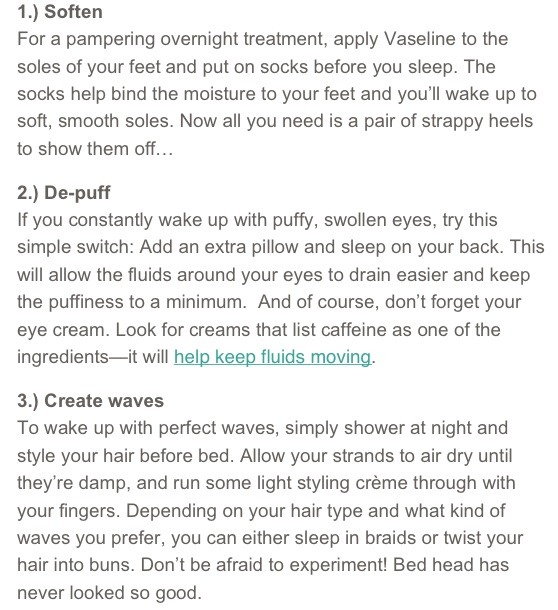 Overnight Beauty Secrets