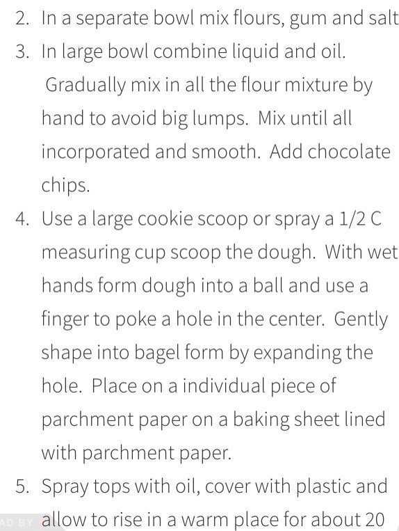 Chocolate Chip Bagels (Gluten-Free Vegan)