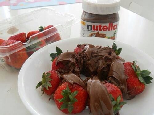Strawberry & Nutella 
