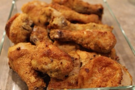 Oven Fried Parmesan Chicken Drumsticks

Enjoy crispy chicken without dunking it in hot oil with this simple recipe!
 